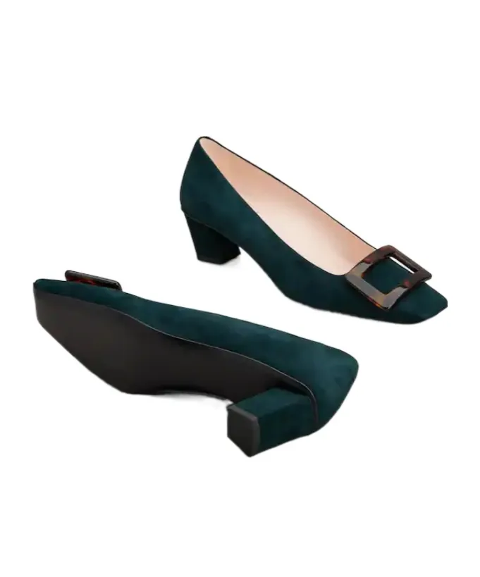 Belle Vivier Pumps In Suede