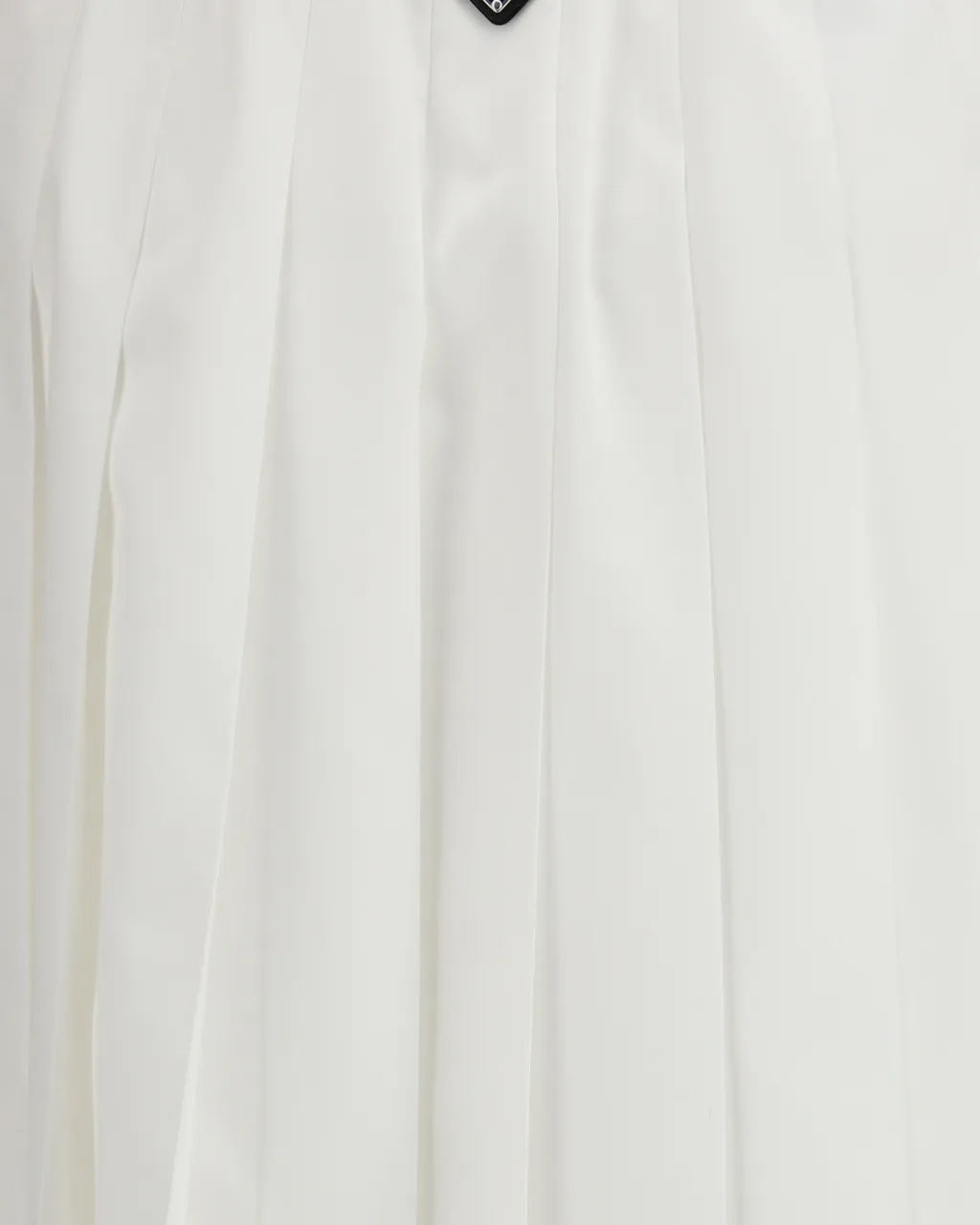 Prada Drawstring Pleated Midi Skirt