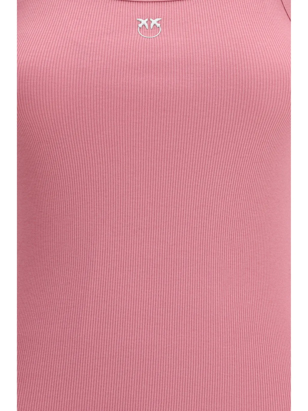 Pinko Ribbed Logo Plaque Tank Top