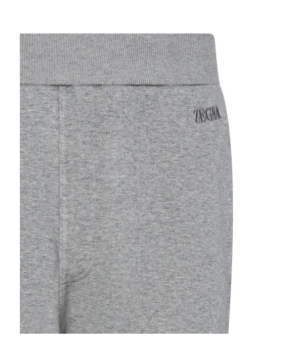 Zegna Logo Detail Elasticated Waistband Pants