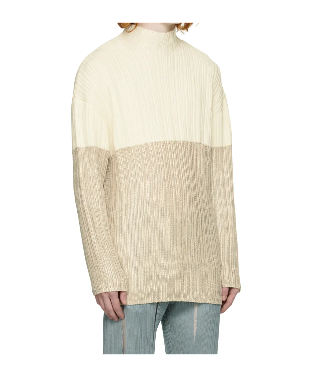 Wool Blend Turtleneck Sweater