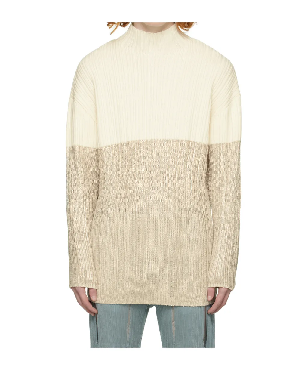 Wool Blend Turtleneck Sweater