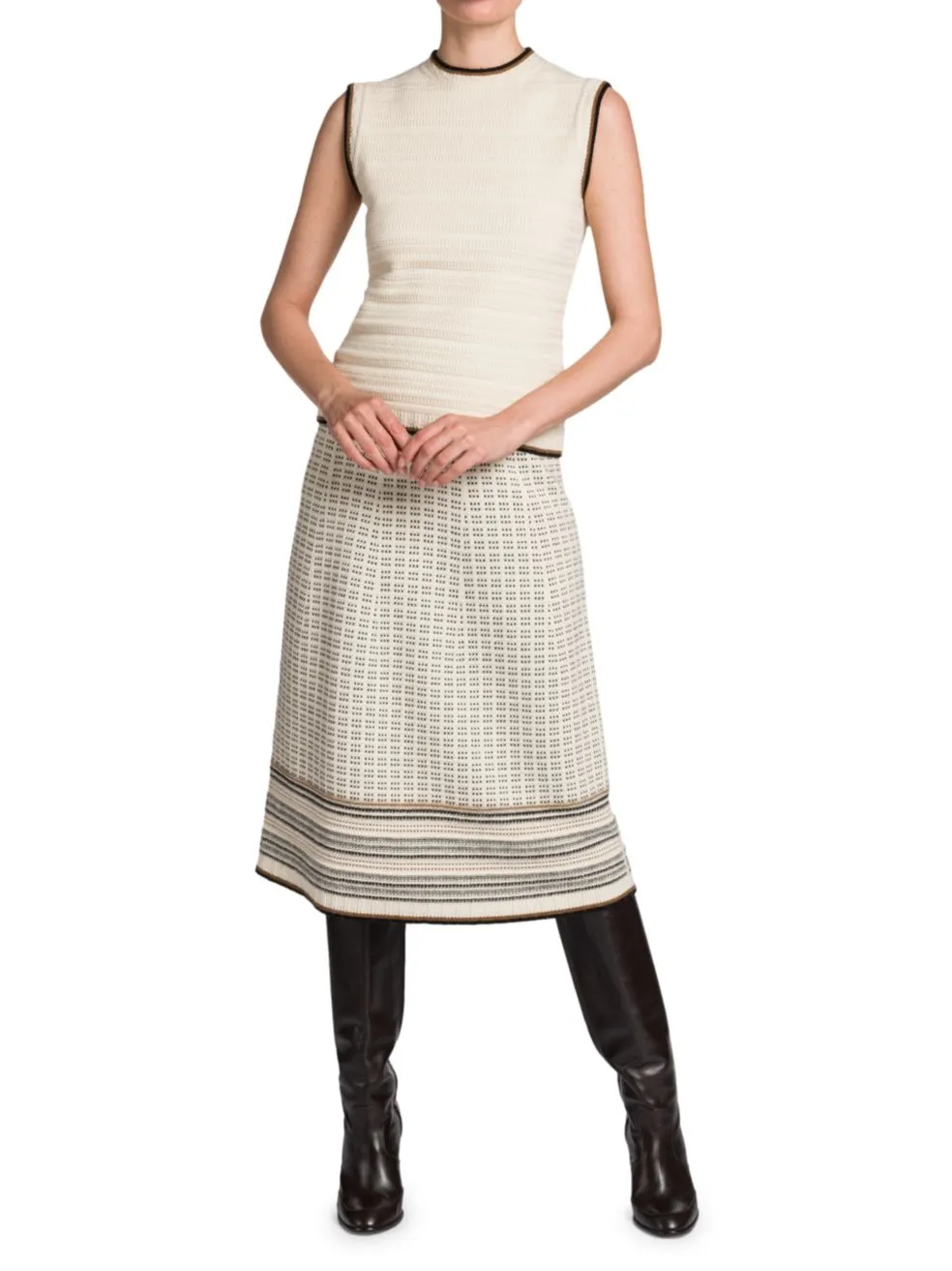 Sleeveless Cashmere Sweater