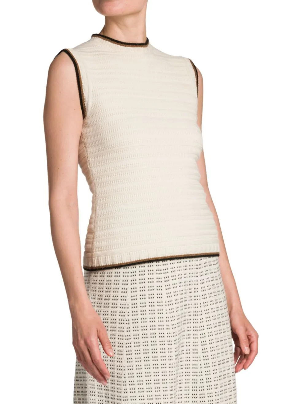 Sleeveless Cashmere Sweater