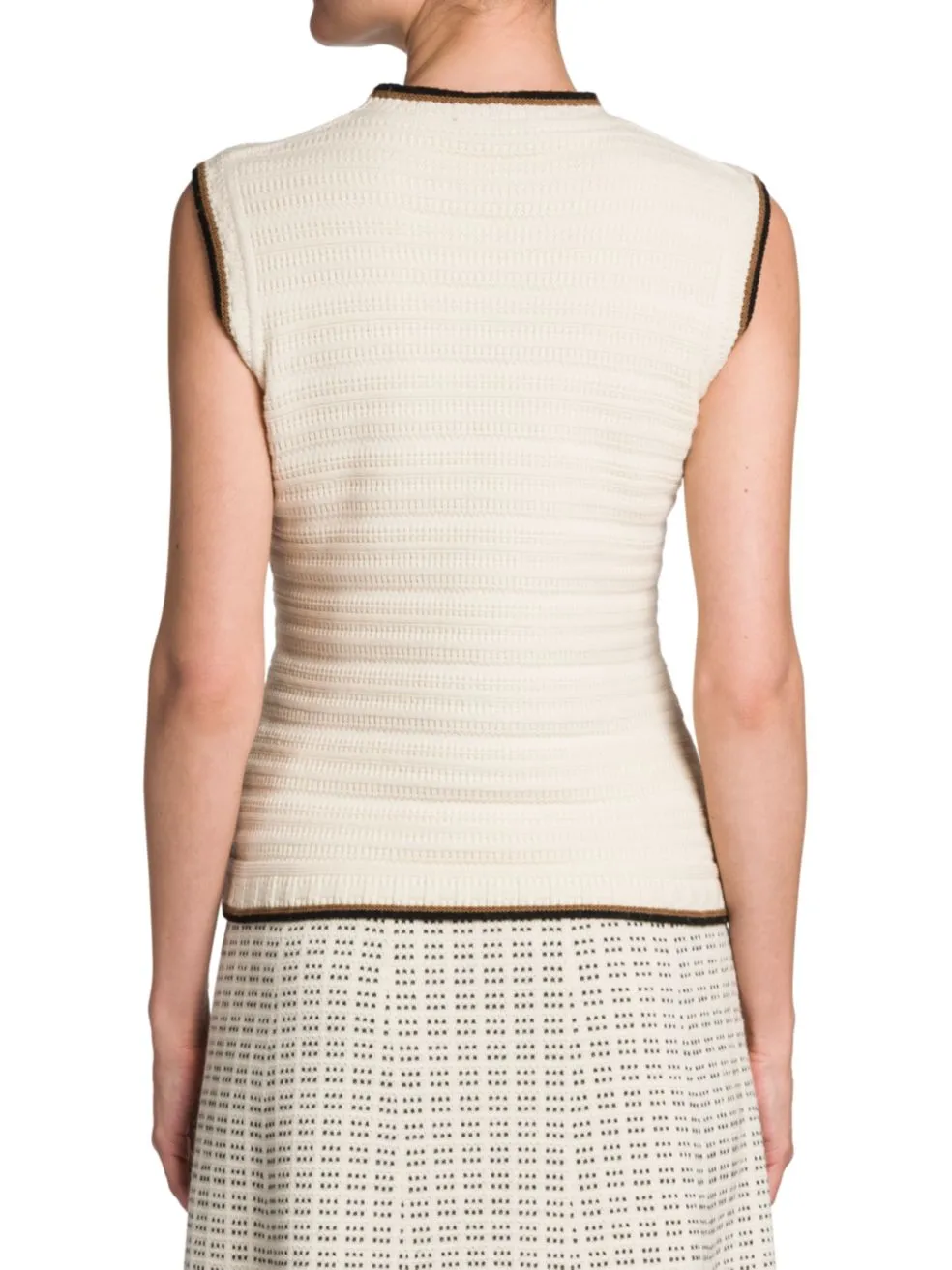 Sleeveless Cashmere Sweater