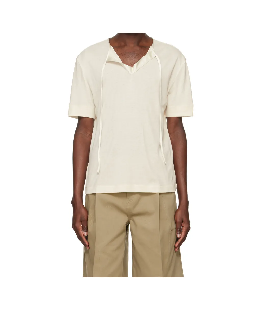 Tie-Up Short-Sleeved T-Shirt