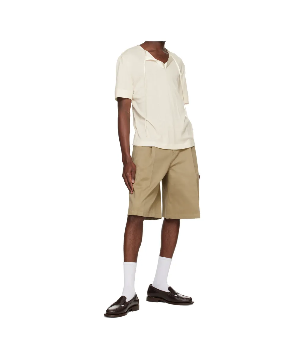Tie-Up Short-Sleeved T-Shirt