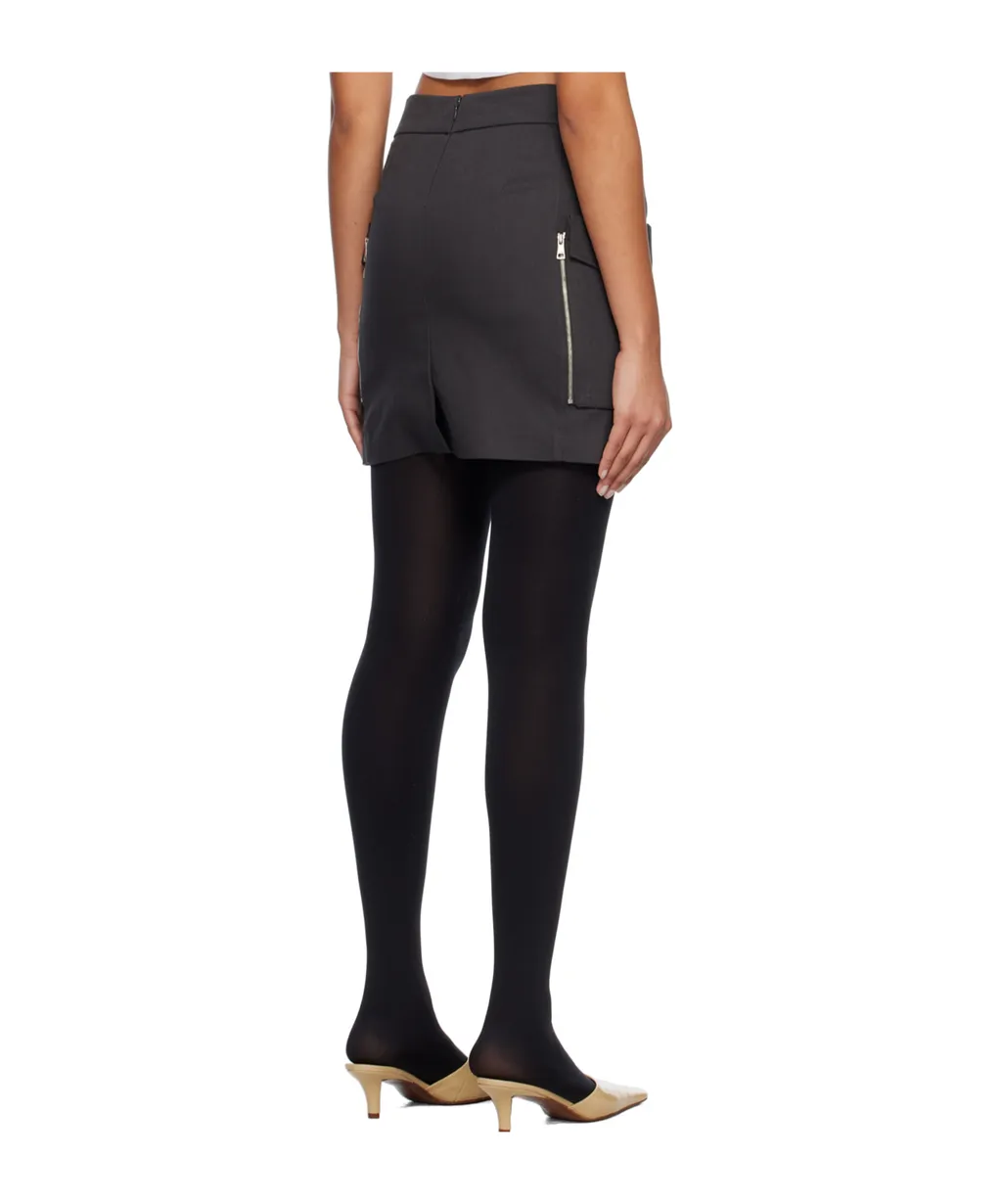Workwear Pocket Mini Skirt