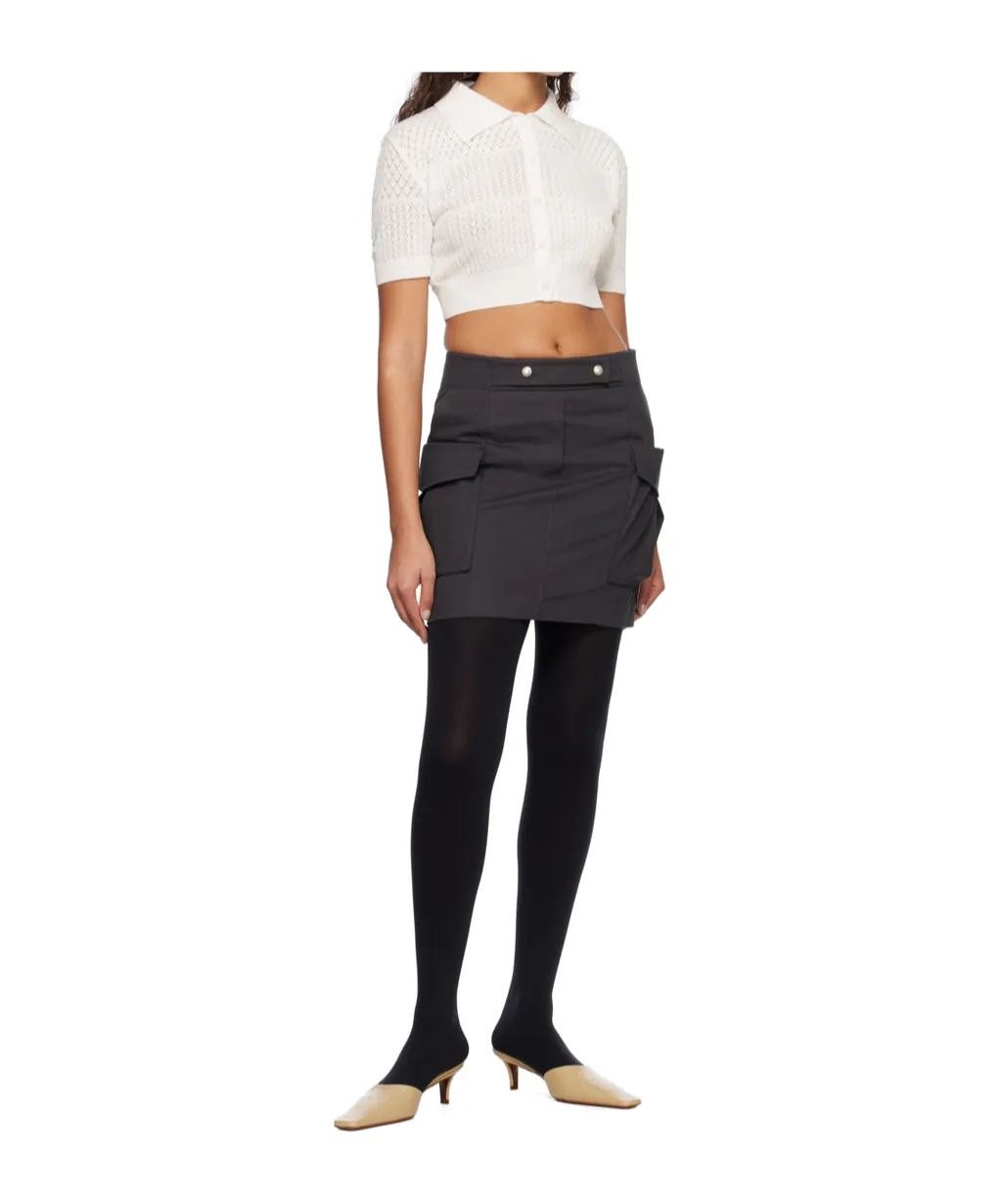 Workwear Pocket Mini Skirt