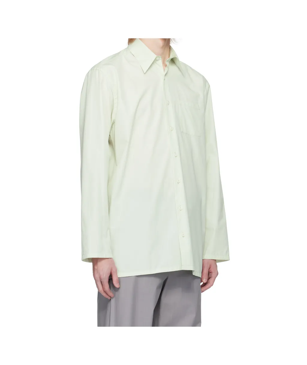 Long-Sleeved Collared Shirt