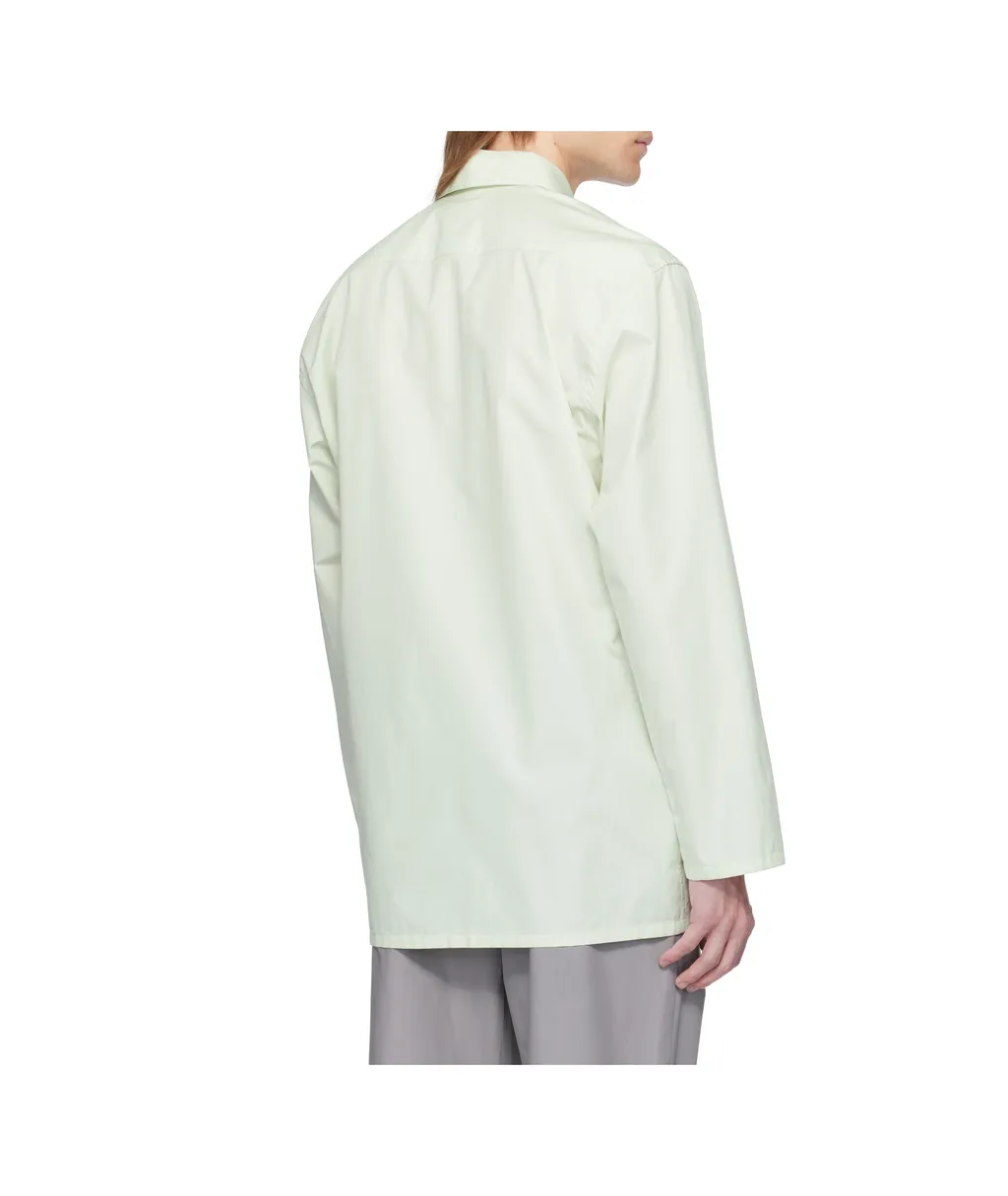Long-Sleeved Collared Shirt