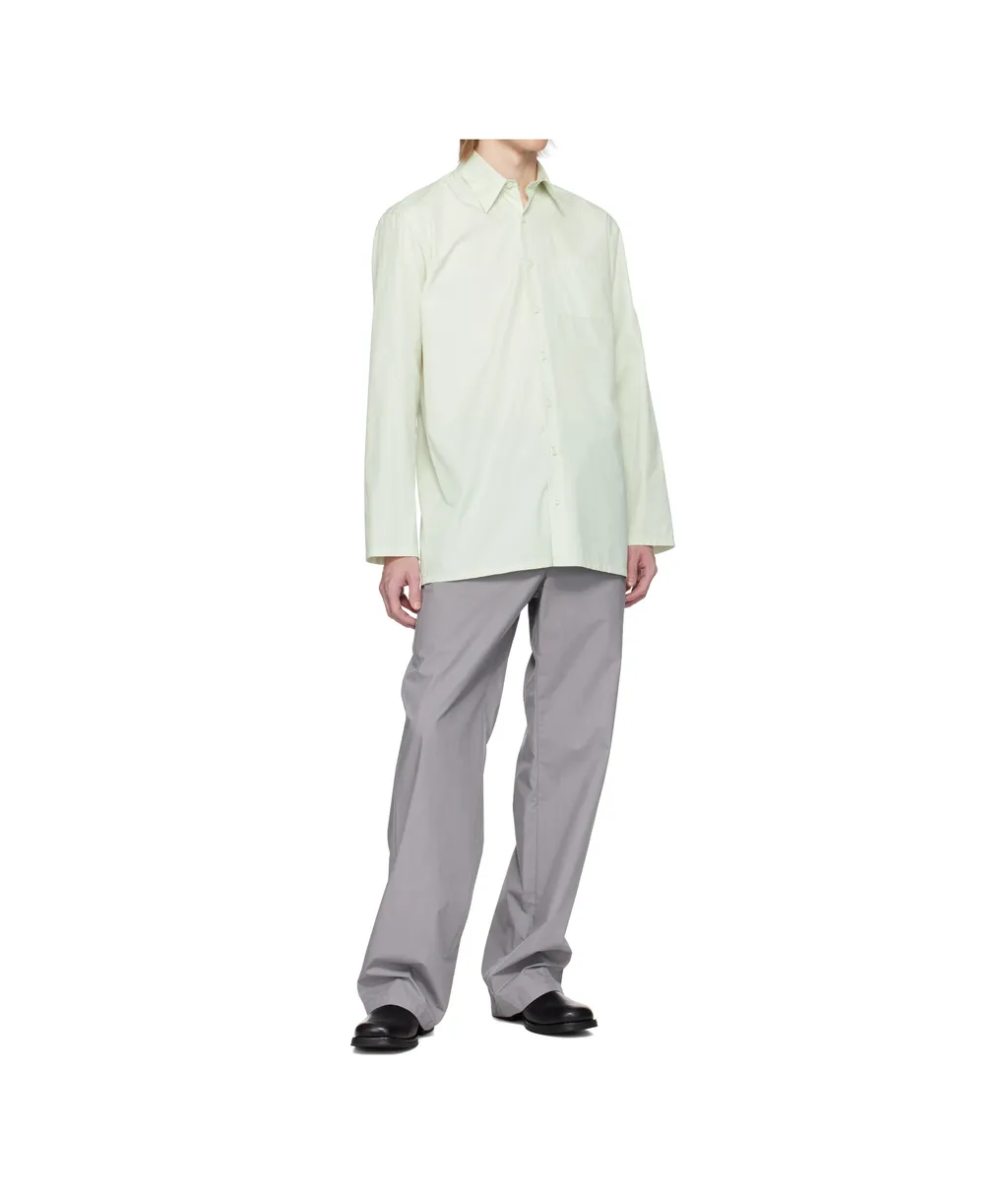 Long-Sleeved Collared Shirt
