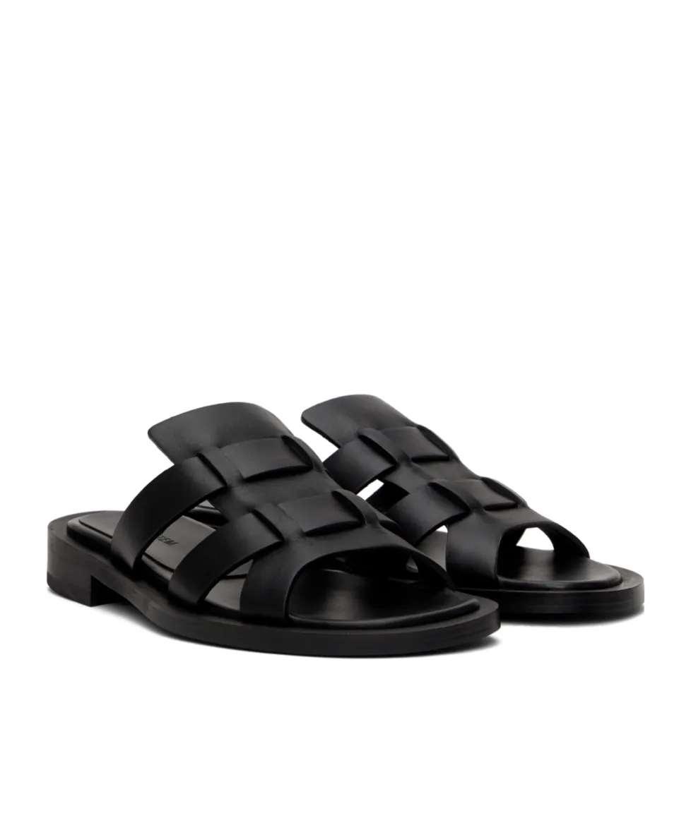 Leather Flat Sandals