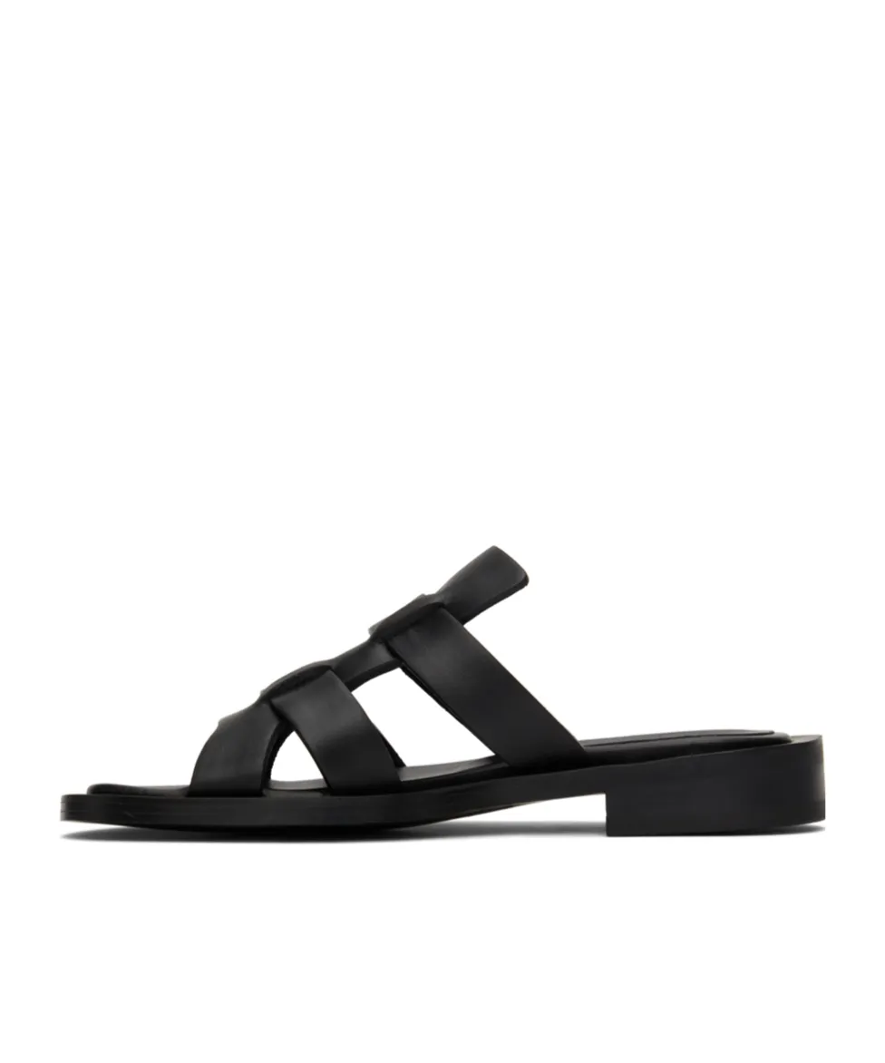 Leather Flat Sandals