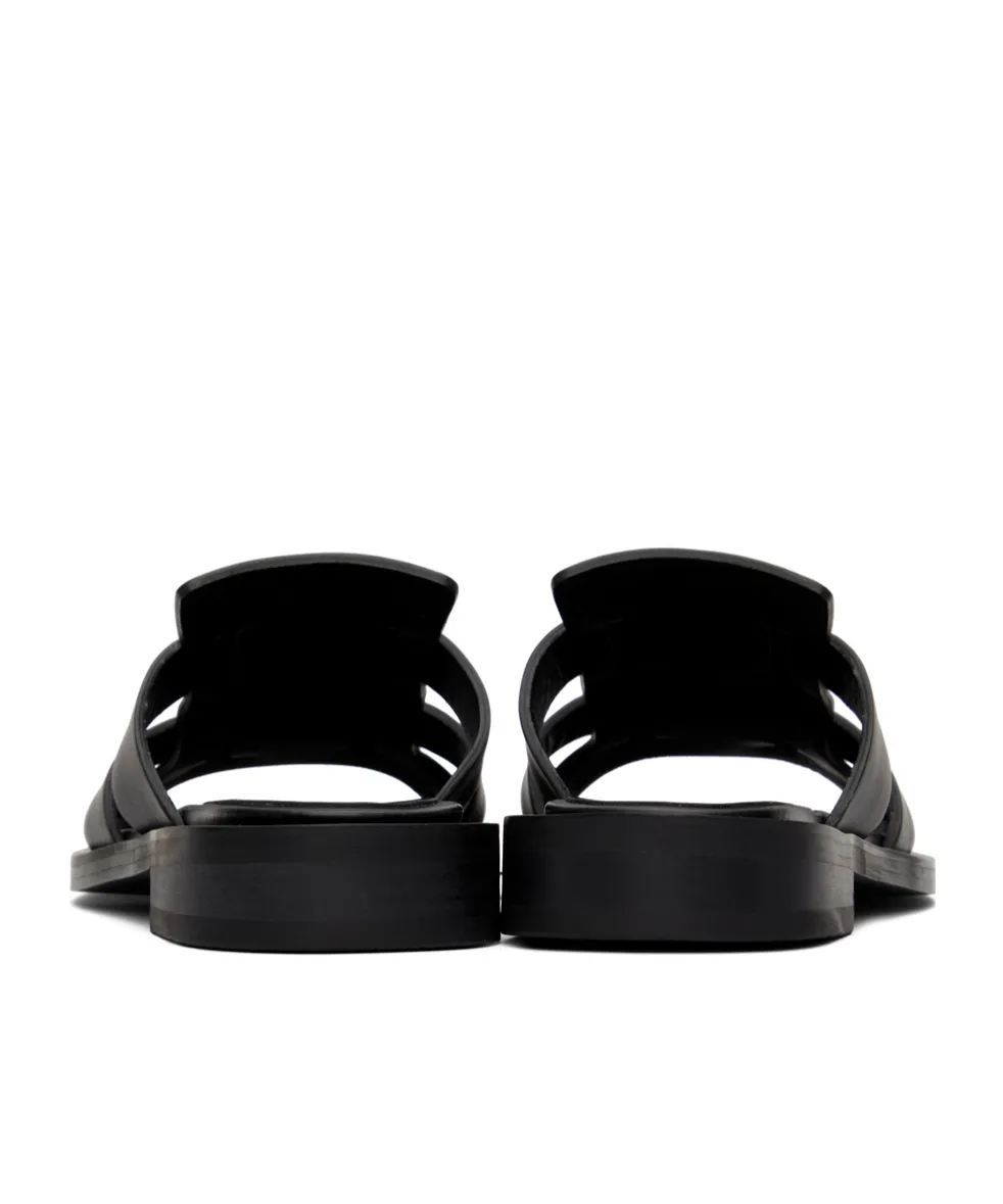 Leather Flat Sandals