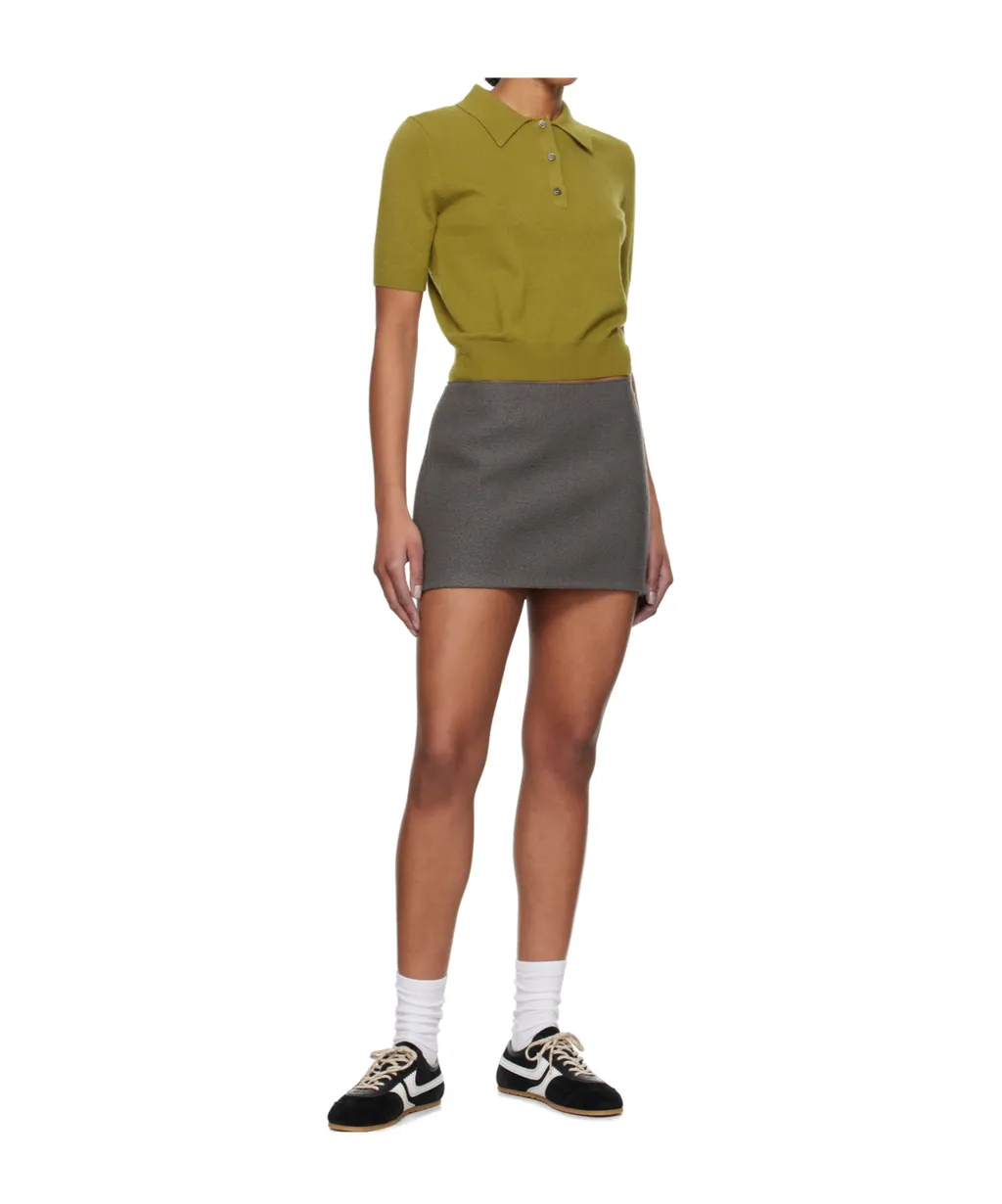 Walker Mini Wool Skirt