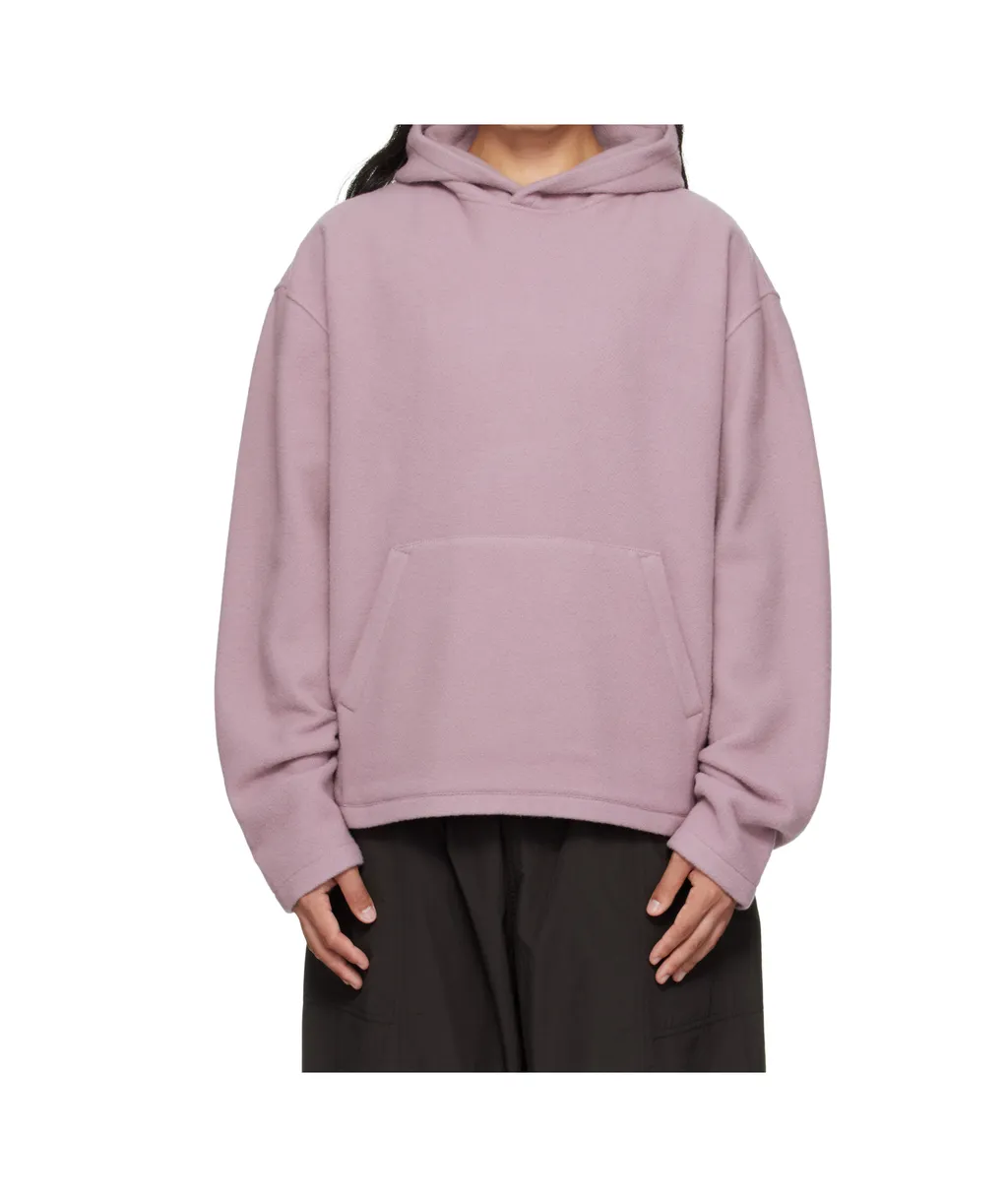 Wool Fleece Hooded Sweatshirt
