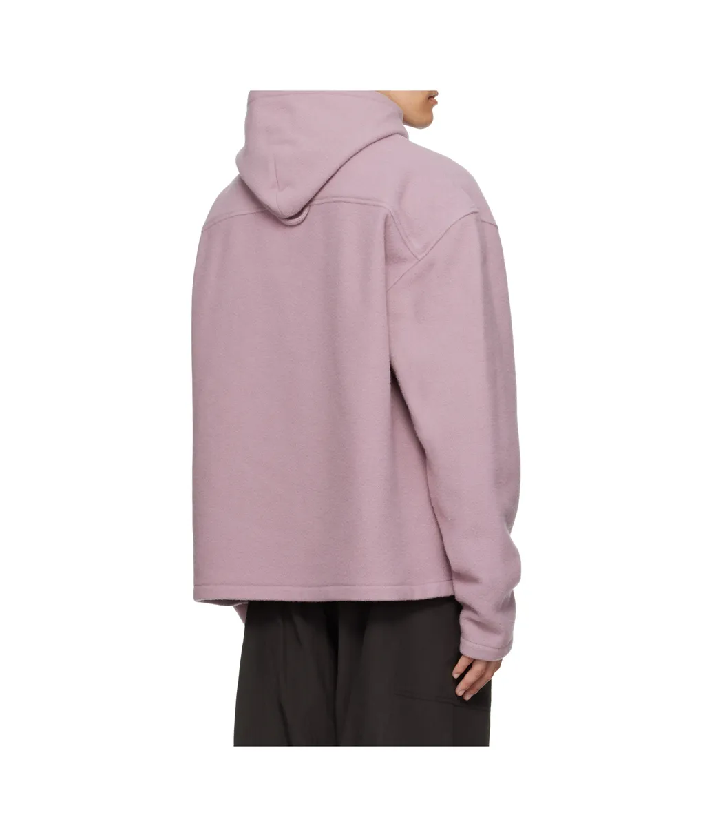 Wool Fleece Hooded Sweatshirt