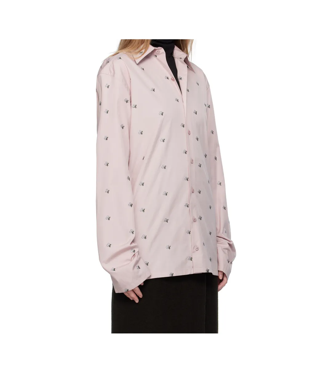 Long-Sleeved Embroidered Shirt