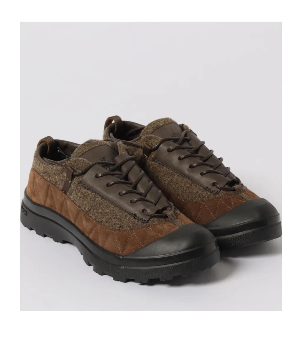 Suede-Panel Sneakers