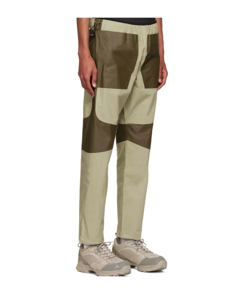 Patchwork Design Casual Pants
