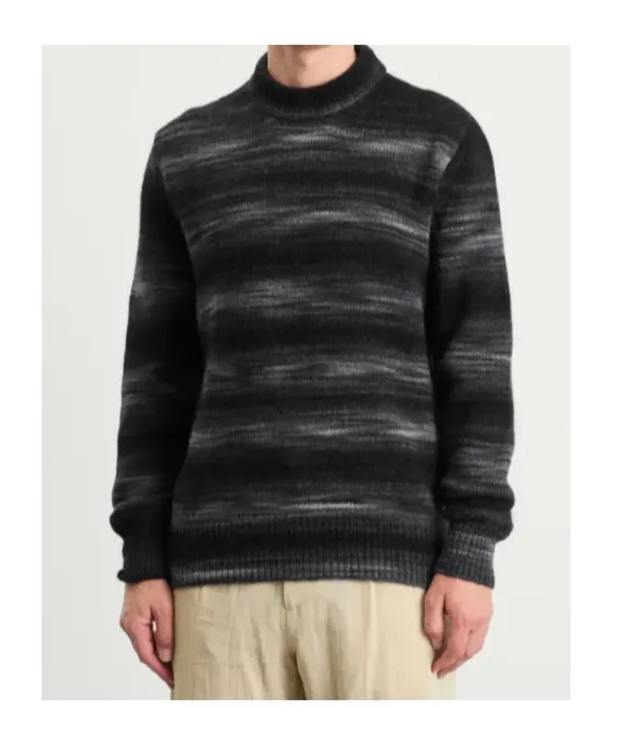 Veilfall Wool Blend Crew Neck Sweater