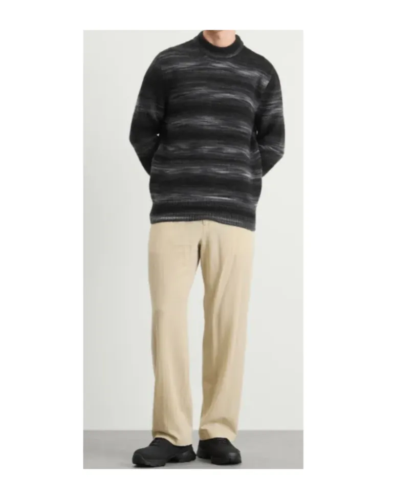 Veilfall Wool Blend Crew Neck Sweater