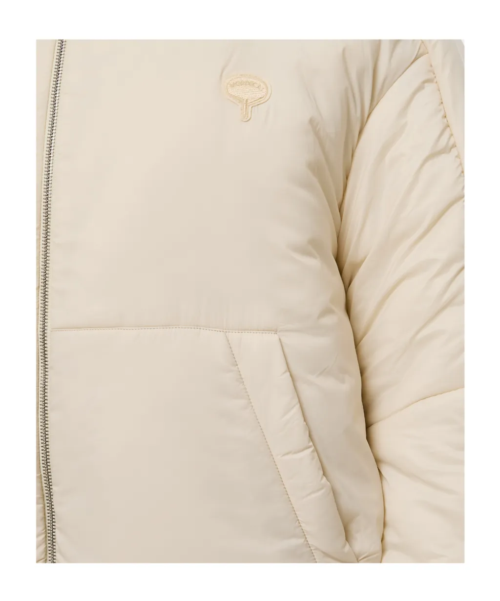 Hooded Zippered Cotton Jacket
