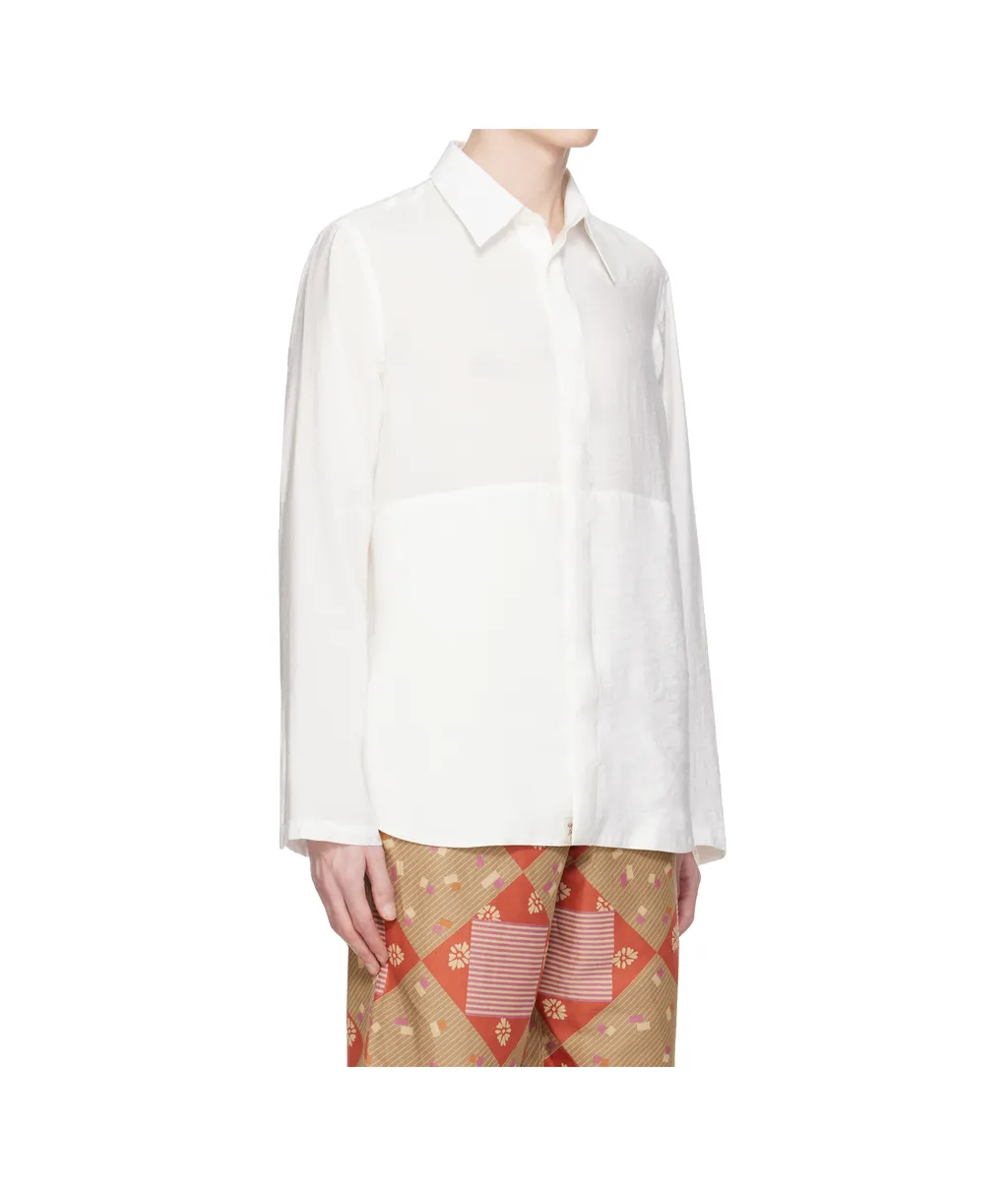 Crinkled-Finish Shirt