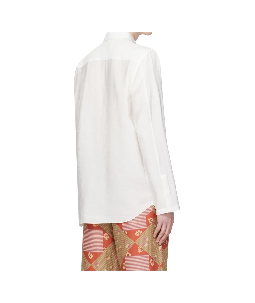 Crinkled-Finish Shirt