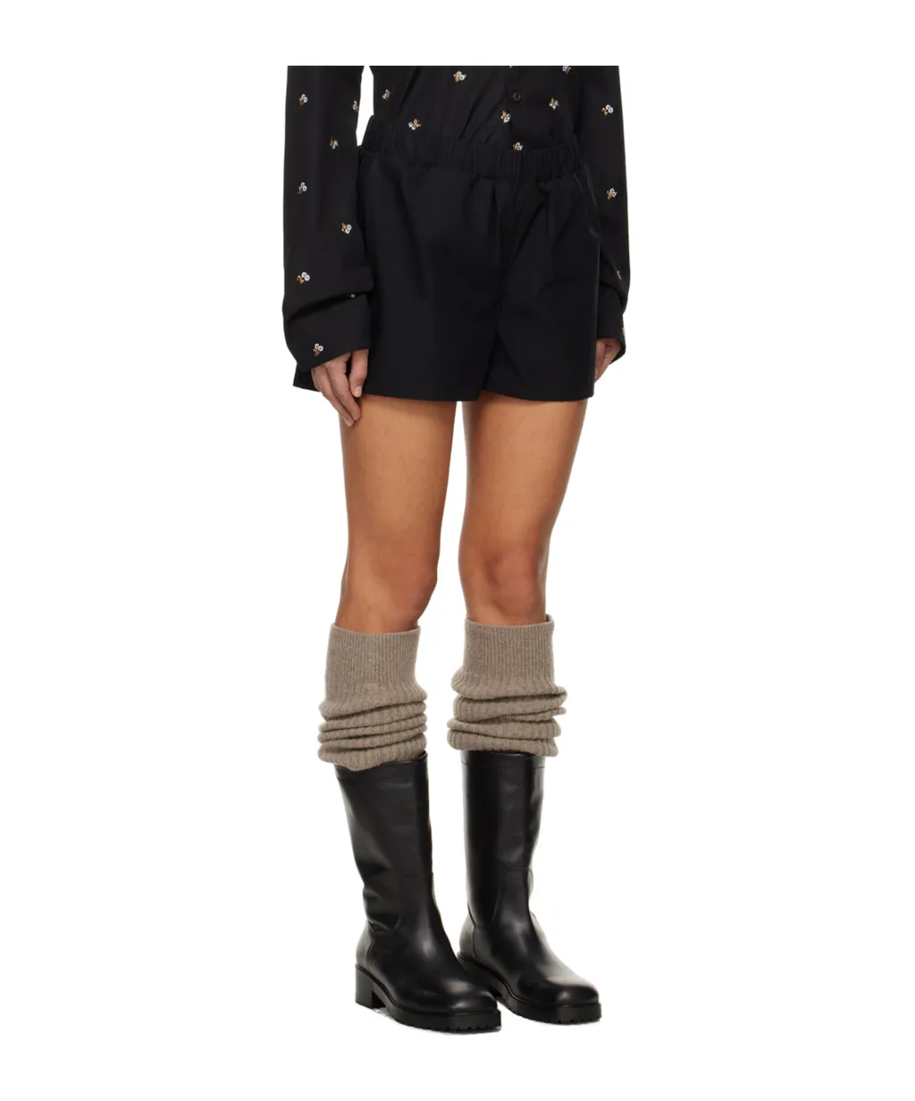Elastic Belt Shorts