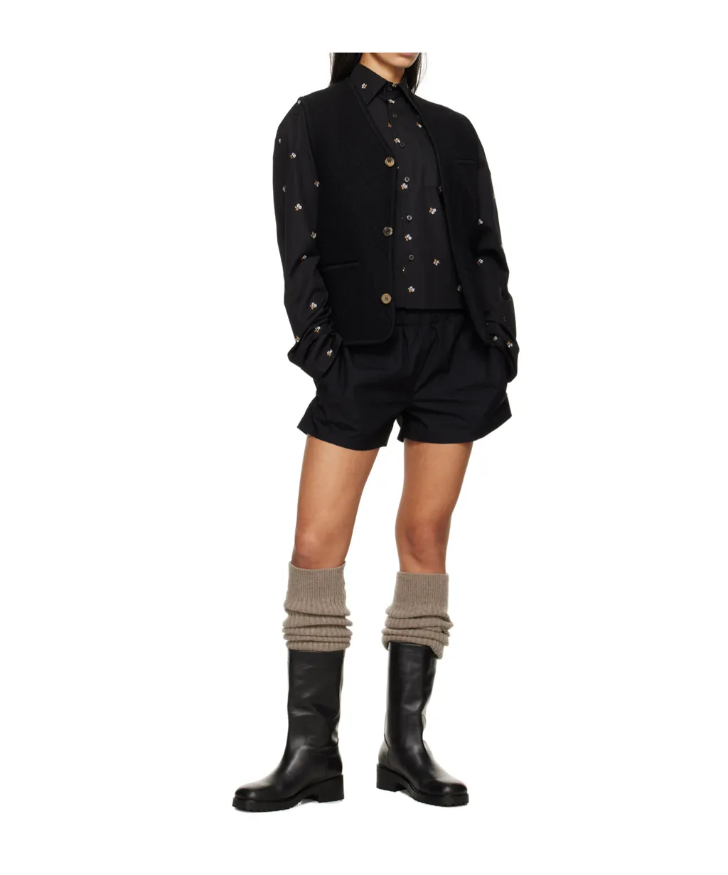 Elastic Belt Shorts
