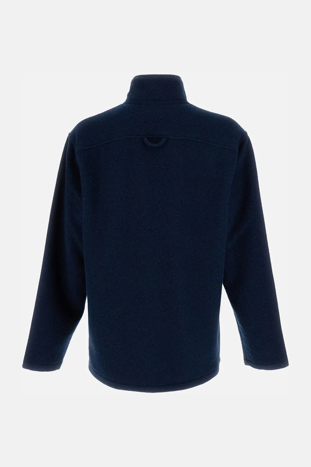 Virgin Wool Zip-Up Sweater