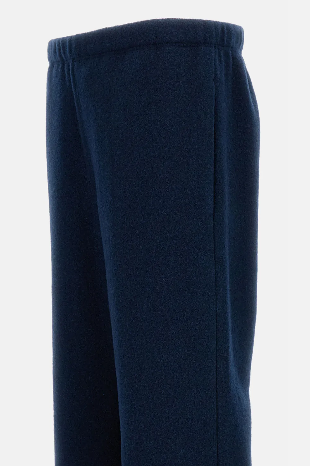 Virgin Wool Straight-Leg Trousers