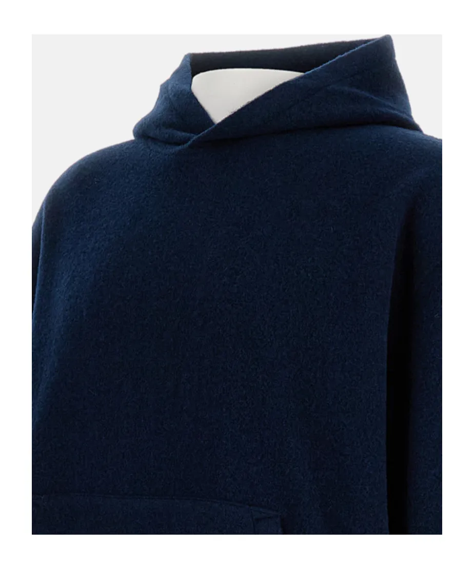 Wool Hooded Sweatshirt