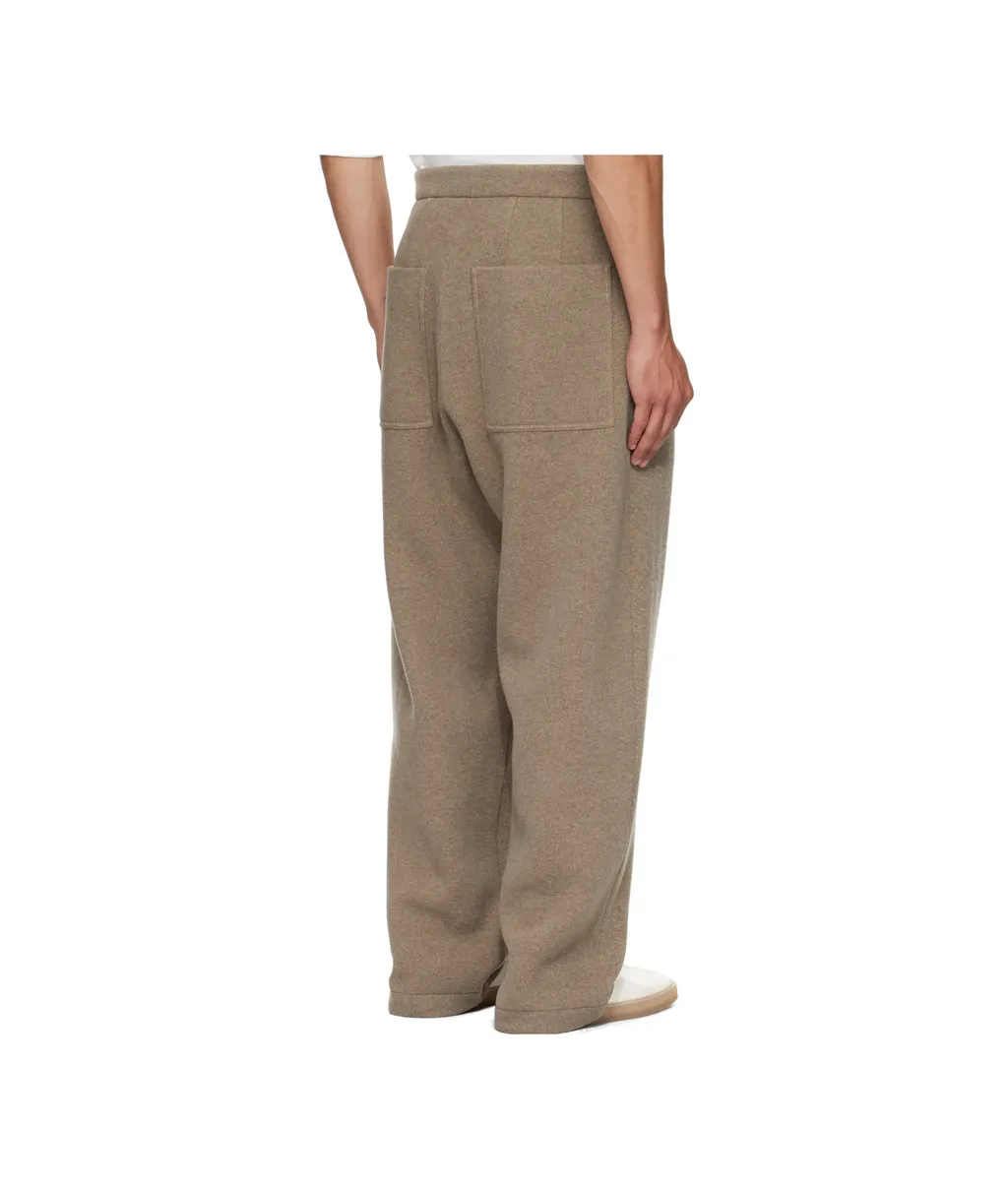 Wool Blend Casual Pants