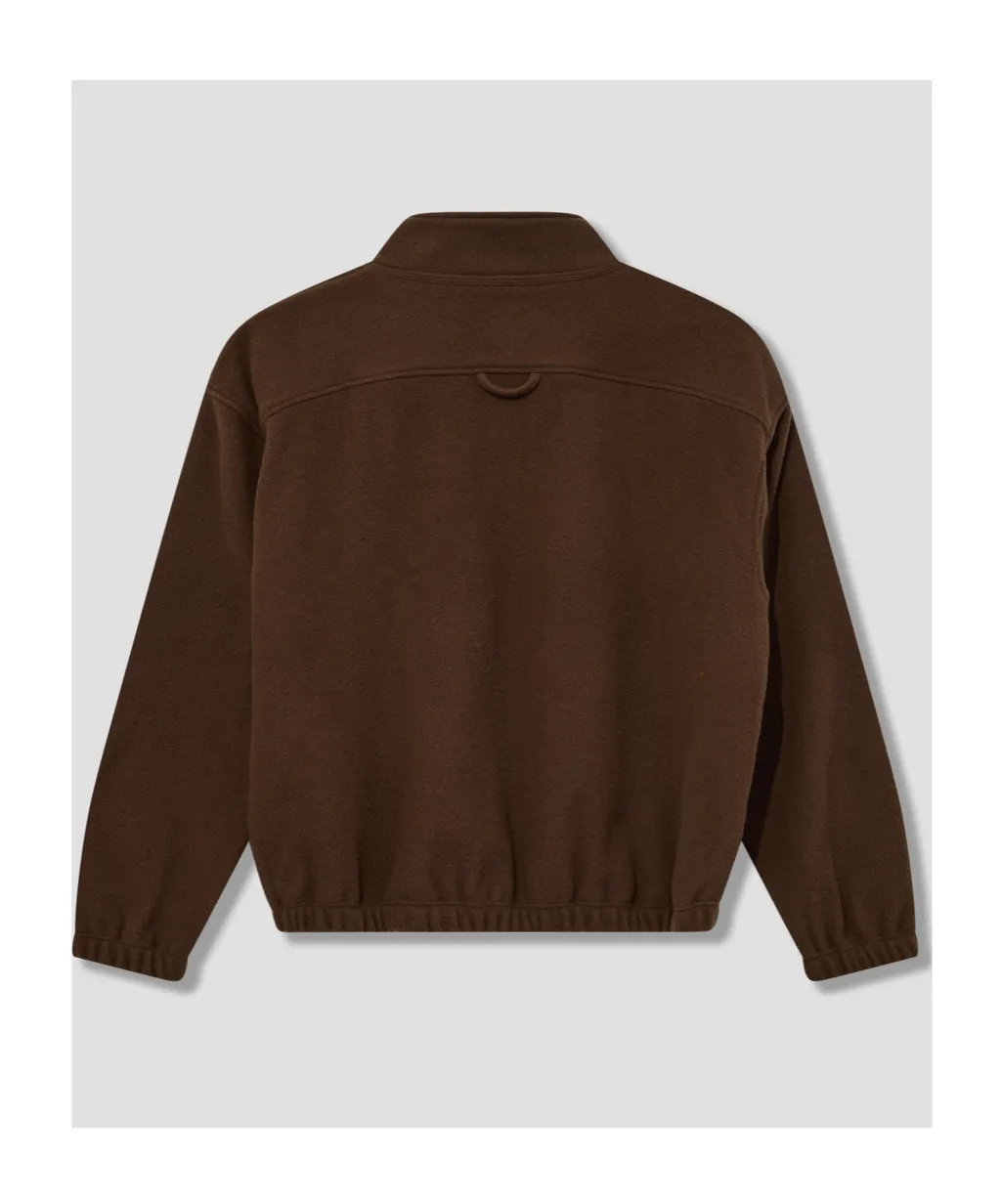 Half-Zip Wool Sweatshirt