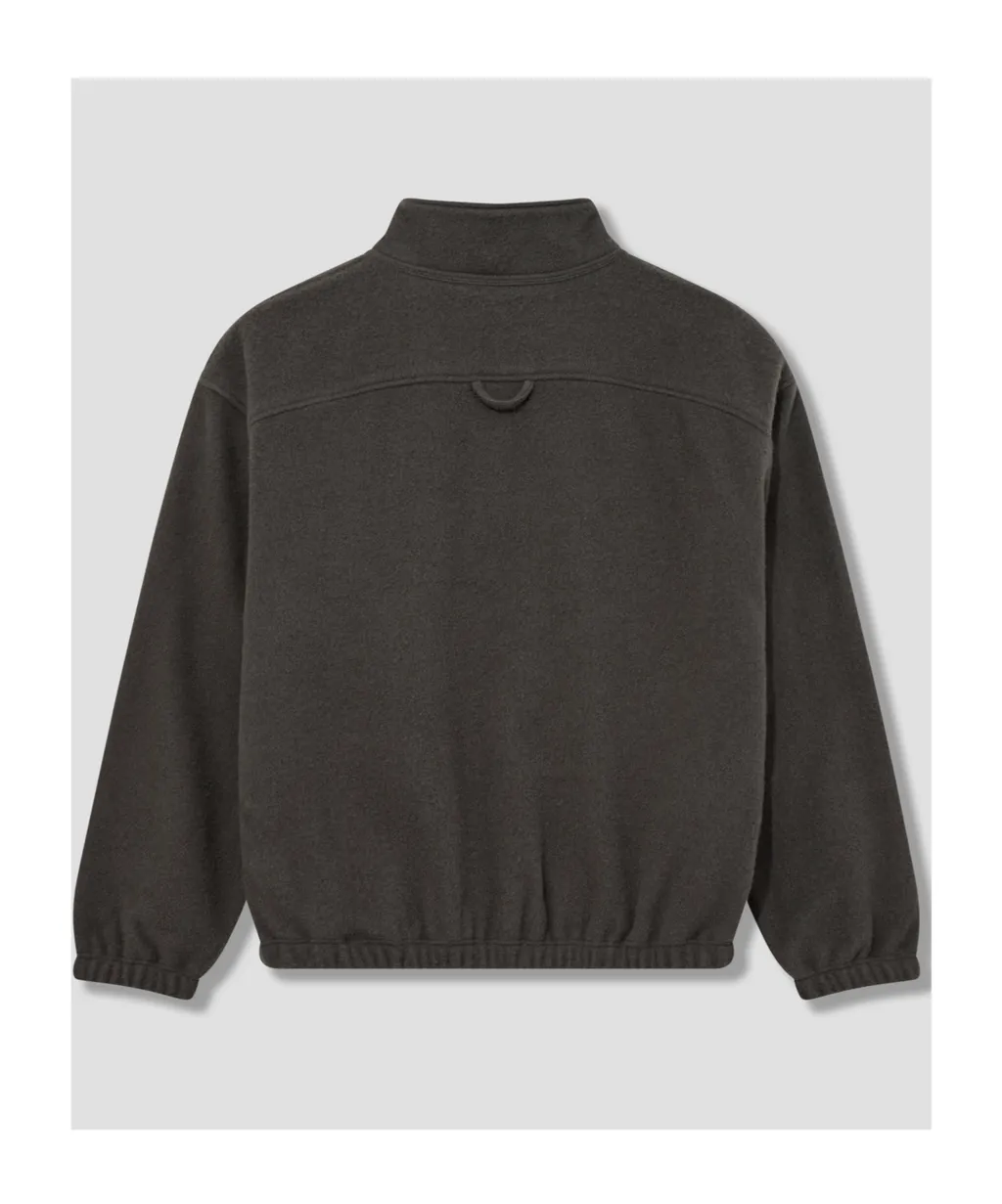 Half-Zip Wool Sweatshirt