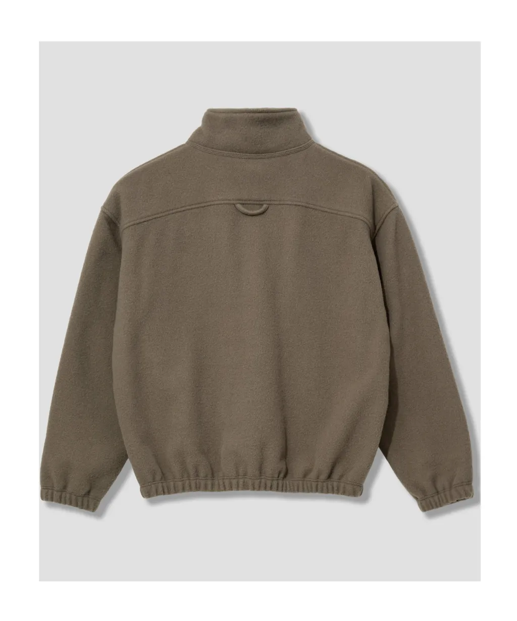 Half-Zip Wool Sweatshirt