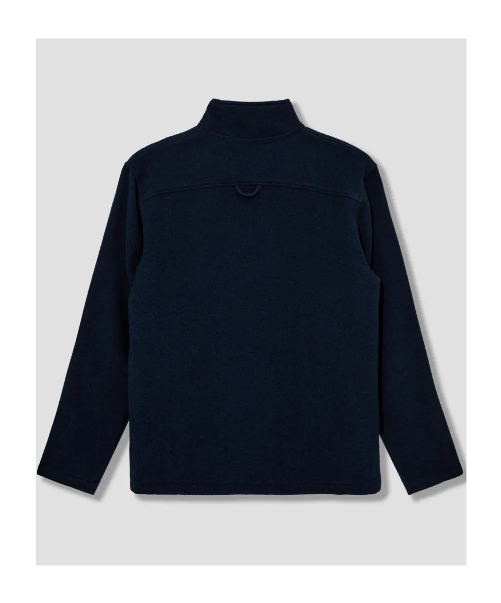 Half-Zip Wool Sweatshirt