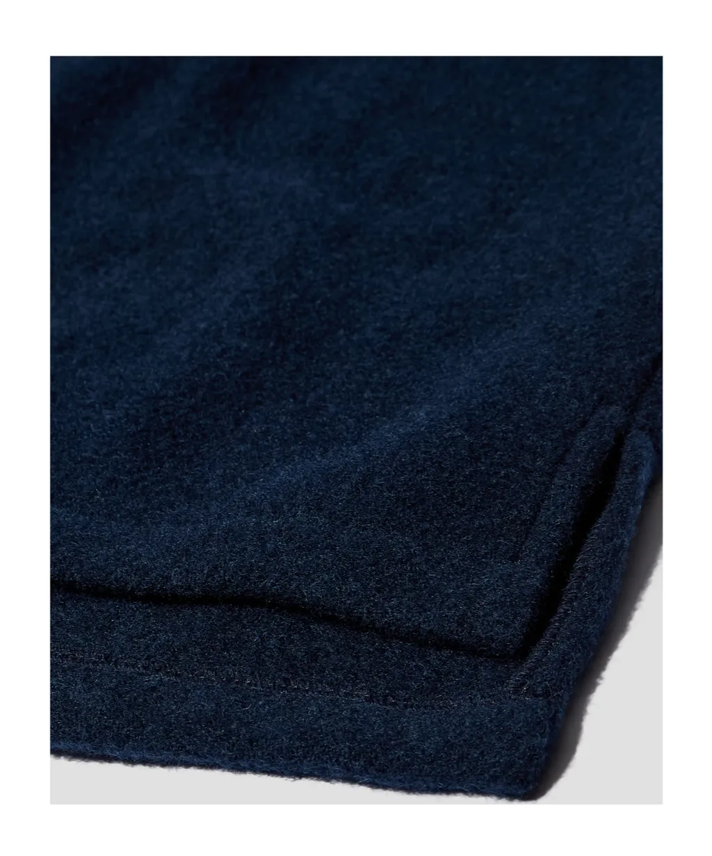 Half-Zip Wool Sweatshirt