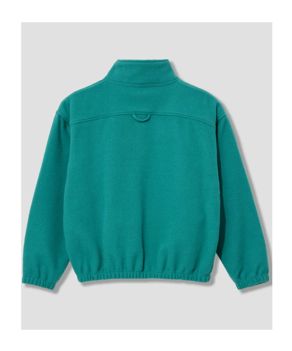 Half-Zip Wool Sweatshirt