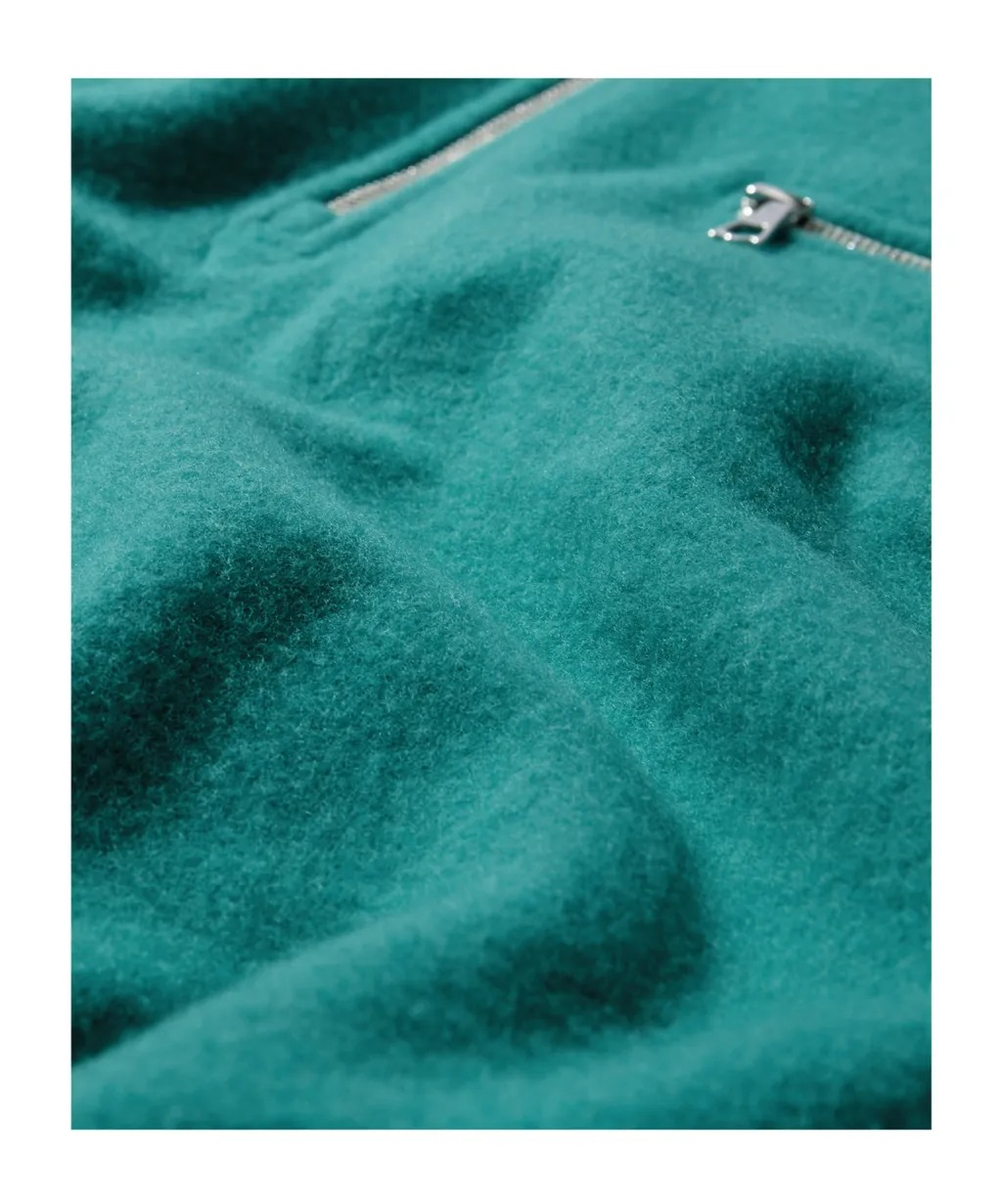 Half-Zip Wool Sweatshirt