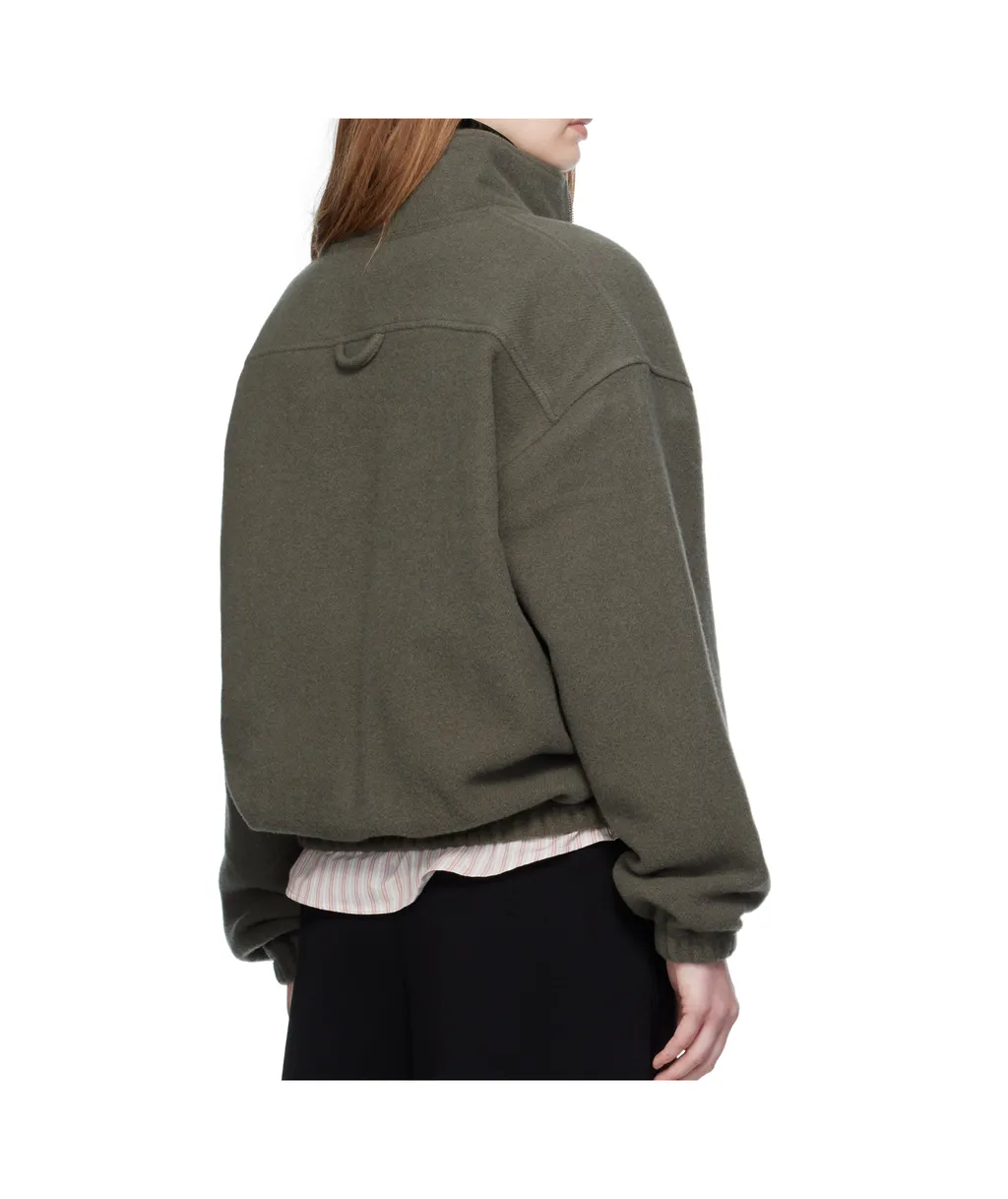 Half-Zip Long-Sleeve Sweatshirt