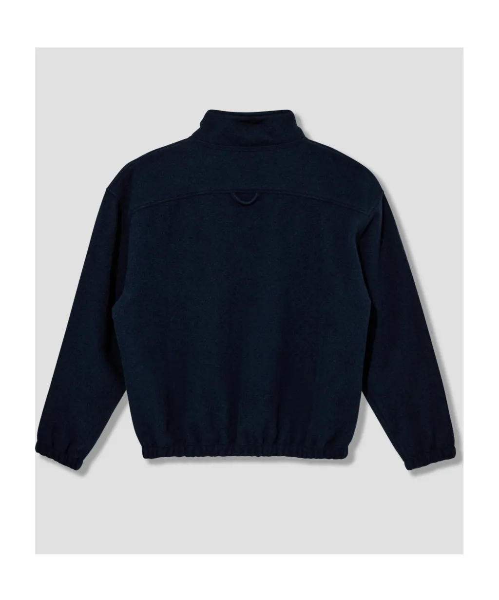 Half-Zip Wool Sweatshirt