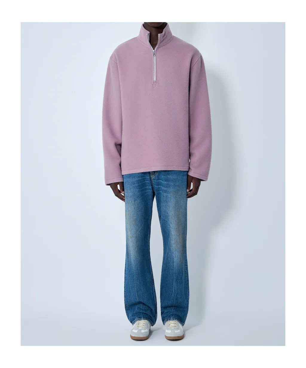 Rier Myrte Zip-Up Fleece Sweatshirt