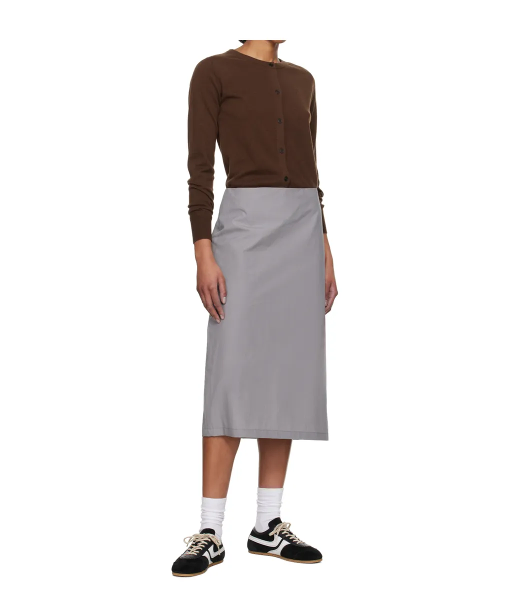 Popeline Midi Skirt