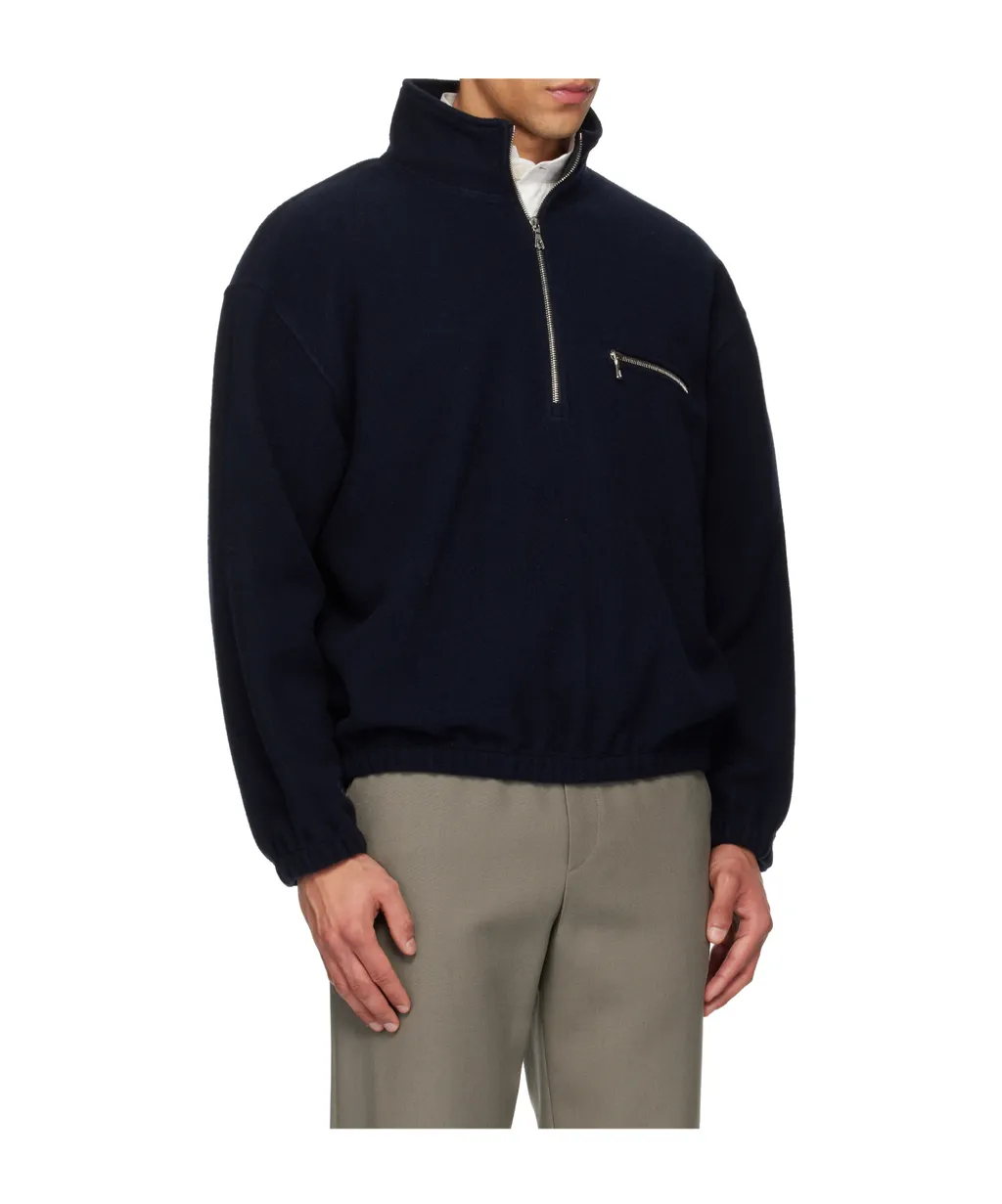 Half-Zip Fleece Sweatshirt