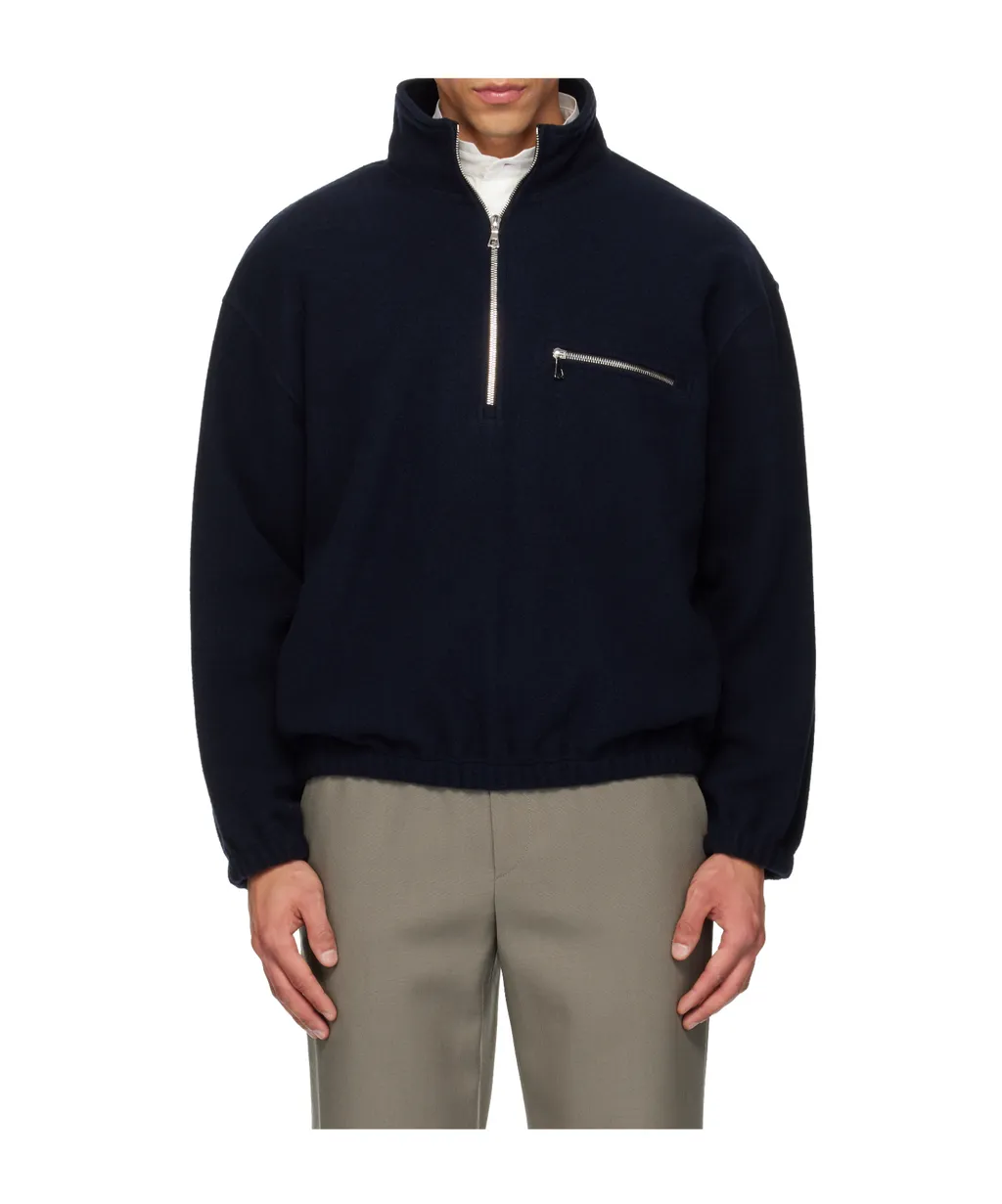 Half-Zip Fleece Sweatshirt