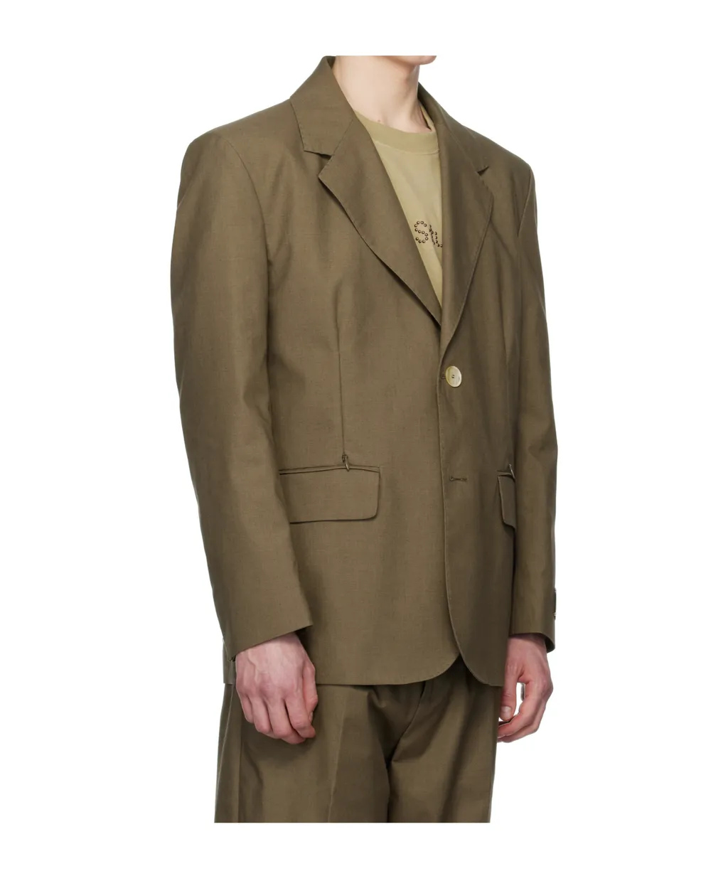 Writer Gabardine Tailored Suit Jacket